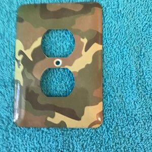 Camouflage Outlet Cover Plate Single Standard Decor‎ Wall Plate